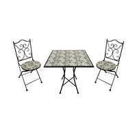 Axi Camilla Table Et Chaise Bistrot, 2 Chaises 1 Table, Ensemble Bistro Extérieur, Mosaique Rose Romantique - Salon De Jardin Bistrot, Table Bistrot Pour Jardin/Balcon/Terrasse