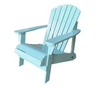 Axi Carmen Chaise Adirondack, Transat Bois, Bleu Pastel | Chaise De Jardin 1 Personne /Fauteuil Exterieur/Chaise Exterieur | Fauteuil Exterieur À Dossier Haut - 90 X 78 X 93 Cm - 14 Kg