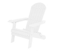 Axi Claire Chaise Adirondack, Transat Plastique, Blanc | Chaise De Jardin, 1 Personne /Fauteuil Exterieur/Chaise Exterieur | Transat À Dossier Haut - 84,5 X 77 X 95,5 Cm