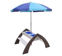 Axi Delta Table Sable Et Eau / Pique Nique | Table D’Eau Avec Couvercle & Boîtes De Rangement | Table De Jeu Enfant À Eau Pour Le Jardin