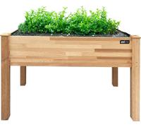 Axi Jardinière Surélevée, Marron | Jardinière Bois De Pruche 100 % Fsc - 122 X 61 X 78 Cm - Format Pratique Pour Le Jardin / Balcon / Patio