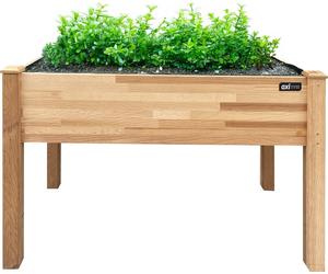 Axi Jardinière Surélevée, Marron | Jardinière Bois De Pruche 100 % - 122 X 61 X 78 Cm - Format Pratique Pour Le Jardin / Balcon / Patio