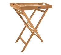 AXI Lora Table d'Appoint Pliable en Teck avec Plateau | Table Basse Amovible, pour Jardin, Balcon & Terrasse, 60 x 35 x 75 cm
