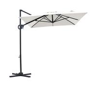 Axi Luma Parasol Déporté Rectangulaire 200 X 300 Cm, Anthracite/Beige | Pour Jardin / Terrasse, Toile Anti-Uv Indice Upf 30+ | Pied En Croix, Housse De Protection Inclus | Inclinable, Pivotant À 360°
