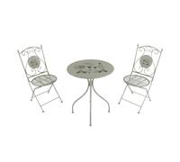 Axi Maxime Table Et Chaise Bistrot, 2 Chaises 1 Table, Ensemble Bistro Extérieur Vin Crème - Salon De Jardin Bistrot, Table Bistrot Mosaique Pour Jardin/Balcon/Terrasse