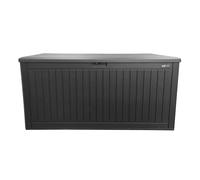 Axi Mike Coffre De Jardin En Plastique, Noir, 1000 Litres | Boite De Rangement Extérieur Pour Coussins Avec Fond | Rangement Extérieur / Imperméable - 141 X 72 X 72,5 Cm