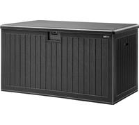 Axi Mike Coffre De Jardin En Plastique, Noir, 600 Litres | Boite De Rangement Extérieur Pour Coussins Avec Fond | Rangement Extérieur / Imperméable -