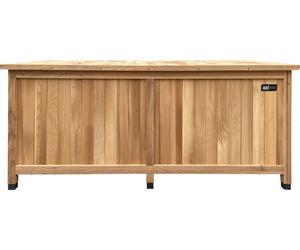 Axi Milo Coffre De Jardin En Bois Brun - 160 X 70 X 120 Cm | Coffre De Rangement Sous Un Abri Ou À L’Intérieur Avec Fond Et Serrure | Meuble