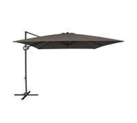 Axi Mira Parasol Déporté Carré 300 X 300 Cm, Anthracite/Taupe | Pour Le Jardin / Terrasse, Toile Anti-Uv Indice Upf 30+ | Pied En Croix Et Housse De Protection Inclus | Inclinable Et Pivotant À 360°