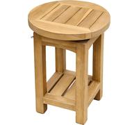 Axi Nomani Tabouret En Bois De Teck | Compatible Avec Le Set De Bar Axi Nomani | Mobilier De Jardin - 35 X 35 X 44,5 Cm