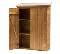 Axi | Olivier Armoire De Jardin, 131 X 180 Cm, Couleur Marron | Armoire Exterieur, Toit En Feutre | Armoire De Rangement Extérieur - 2 Etagères | Fabriqué En Eu, Bois D'Epicéa