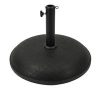 Axi Pied De Parasol Rond En Béton, Noir | Socle, Base Pour Jardin / Terrasse | Convient Aux Parasols À Mât Jusqu'À Ø 3 Mètres | Convient À Différents Diamètres De Mât