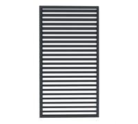 Axi Raya Mur D'Ombrage À Lamelles, Aluminium 93X235 Cm | Pour Axi Pergola Raya | Protection Optimale Contre Le Soleil Et Les Regards Indiscrets - Durable Et Inoxydable | Pavillon De Jardin