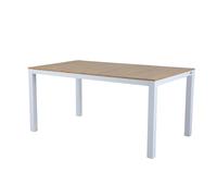 AXI Suvi Table De Jardin Aspect Teck | Table À Manger Résistante Aux Intempéries pour Lla Terrasse/L'Extérieur - Structure en Aluminium avec Plateau en Polywood | pour 6 Personnes | 160 X 90 X 74 Cm