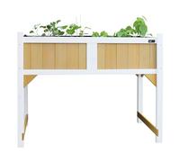 AXI Table de Culture en Bois Marron & Blanc | Potager sur Pied, Bois FSC, 120 x 54 x 90 cm