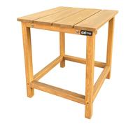 Axi Tess Table D'Appoint En Bois - Brun | Petite, Bassse, Pour Jardin, Balcon, Terrasse | Tconsole Pour L'Extérieur - 40,5 X 40,5 X 46 Cm