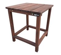 Axi Tess Table D'Appoint En Bois - Couleur Caffé | Petite, Bassse, Pour Jardin, Balcon, Terrasse | Tconsole Pour L'Extérieur - 40,5 X 40,5 X 46 Cm