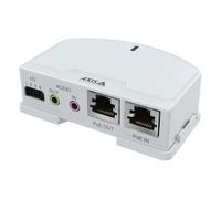 Axis Interface audio T6101 Mk II 02553-001 – Numérique/analogique E/S, 2x RJ45, 12V, bidirectionnel