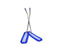 Axis Line Balai à Ciseaux en Métal - Set de Serpillère avec 2X 1m Housses