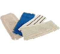 Axis Line Set de 4 Têtes de Balai Laveur 40 cm, Rechange Microfibre Sols | Housses de rechange professionnelles pour carrelage et parquet, têtes chenilles et à poils pour nettoyage sec ou humide