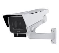 AXIS P1388-LE - Caméra IP extérieure 4K/8MP avec IA, résistance aux chocs, -40°C à +60°C, objectif varifocal, audio bidirectionnel et cybersécurité Edge Vault