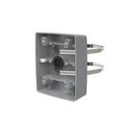Axis T91B57 Support de Mât en Aluminium Gris - Pour Installation Intérieure et Extérieure, Compatible Mâts Ø 100-410 mm