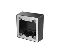 Axis Boîtier apparent 02066-001 pour interphone I8016-LVE Noir Montage en saillie IK10