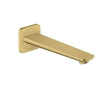 Hansgrohe Bec de baignoire Axor Citterio C Or poli 49410990 Saillie 222 mm