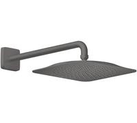 Axor Citterio C douche à effet de pluie avec bras 27x27 cm carrée noir 28790340