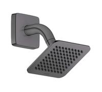 Axor Citterio C - Douche de tête 12x12 cm, EcoSmart, noir chromé brossé 28810340