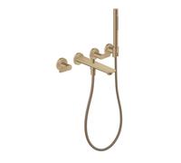 Axor Citterio C - Mitigeur de baignoire encastré, installation 4 trous, avec accessoires, bronze brossé 49481140