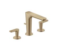 Axor Citterio C - Mitigeur de lavabo avec bonde, installation à 3 trous, EcoSmart, bronze brossé 49061140
