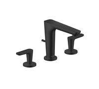 Axor Citterio C - Mitigeur de lavabo avec bonde, installation à 3 trous, EcoSmart, noir mat 49061670