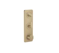 Axor Citterio C - Mitigeur thermostatique encastré, 2 sorties, bronze brossé 49700140