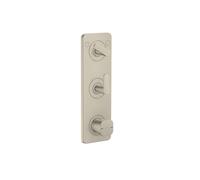 Axor Citterio C - Mitigeur thermostatique encastré, 2 sorties, nickel brossé 49700820