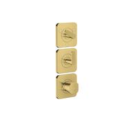 Axor Citterio C - Mitigeur thermostatique encastré, 3 sorties, aspect or poli 49711990