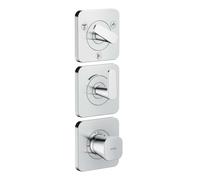 Axor Citterio C - Mitigeur thermostatique encastré, 3 sorties, chrome 49710000