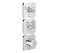 Axor Citterio C - Mitigeur thermostatique encastré, 3 sorties, chrome 49711000