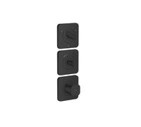 Axor Citterio C - Mitigeur thermostatique encastré, 3 sorties, noir mat 49711670