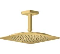 AXOR Citterio C, pommeau de douche encastré 270/270, 1 jet, technologie EcoSmart, finition laiton brossé