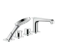 hansgrohe Axor Citterio E kit de finition 36411000 Raccord de rebord de baignoire 4 trous, avec thermostat, chromé