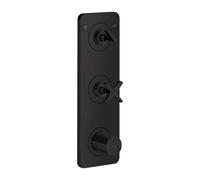 Axor Citterio E - Mitigeur thermostatique encastré, pour 2 appareils, noir mat 36703670