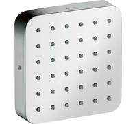 AXOR Citterio E, module de douche encastré 120/120, design softsquare, finition chrome