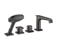 Hansgrohe hansgrohe Ensemble complet Axor Citterio E 4-L-BW-Rand-Arm, avec thermostat, brossé bleu vc Quantité:1