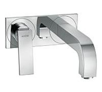 Axor Citterio hansgrohe 39119000 caché mitigeur lavabo , bec 220mm et plaque, avec poignée à levier, chromé