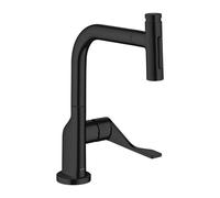 Axor Citterio - Mitigeur d’évier avec douchette extractible, sBox, noir mat 39862670