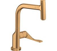 Axor Citterio mitigeur de cuisine sur pied or/vieil or 39861250