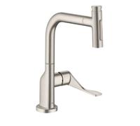 Axor Citterio - Mitigeur d'évier avec douchette extractible, sBox, aspect inox 39862800