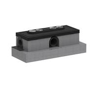 AXOR Drain uBox universal Corps d'encastrement pour caniveau de douche, pour une installation standard DN 50, 01005180,