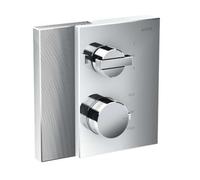 Axor Edge - Robinet thermostatique encastré pour 2 sorties, chrome/coupe diamant 46761000